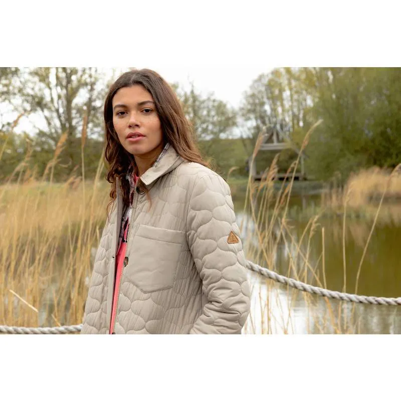 Barbour Daria Ladies Quilt Jacket - Light Trench