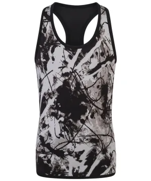 Black/Print - Kids reversible workout vest