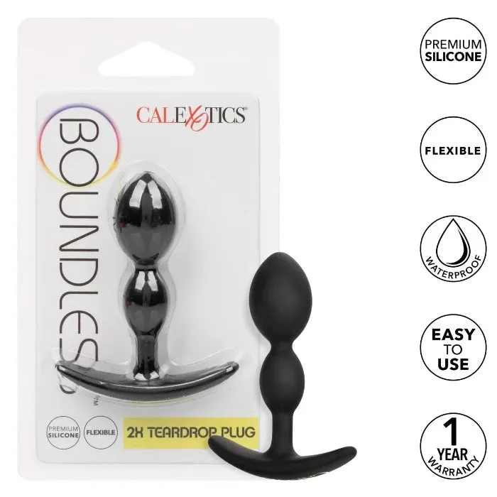 Boundless 2X Teardrop Anal Plug