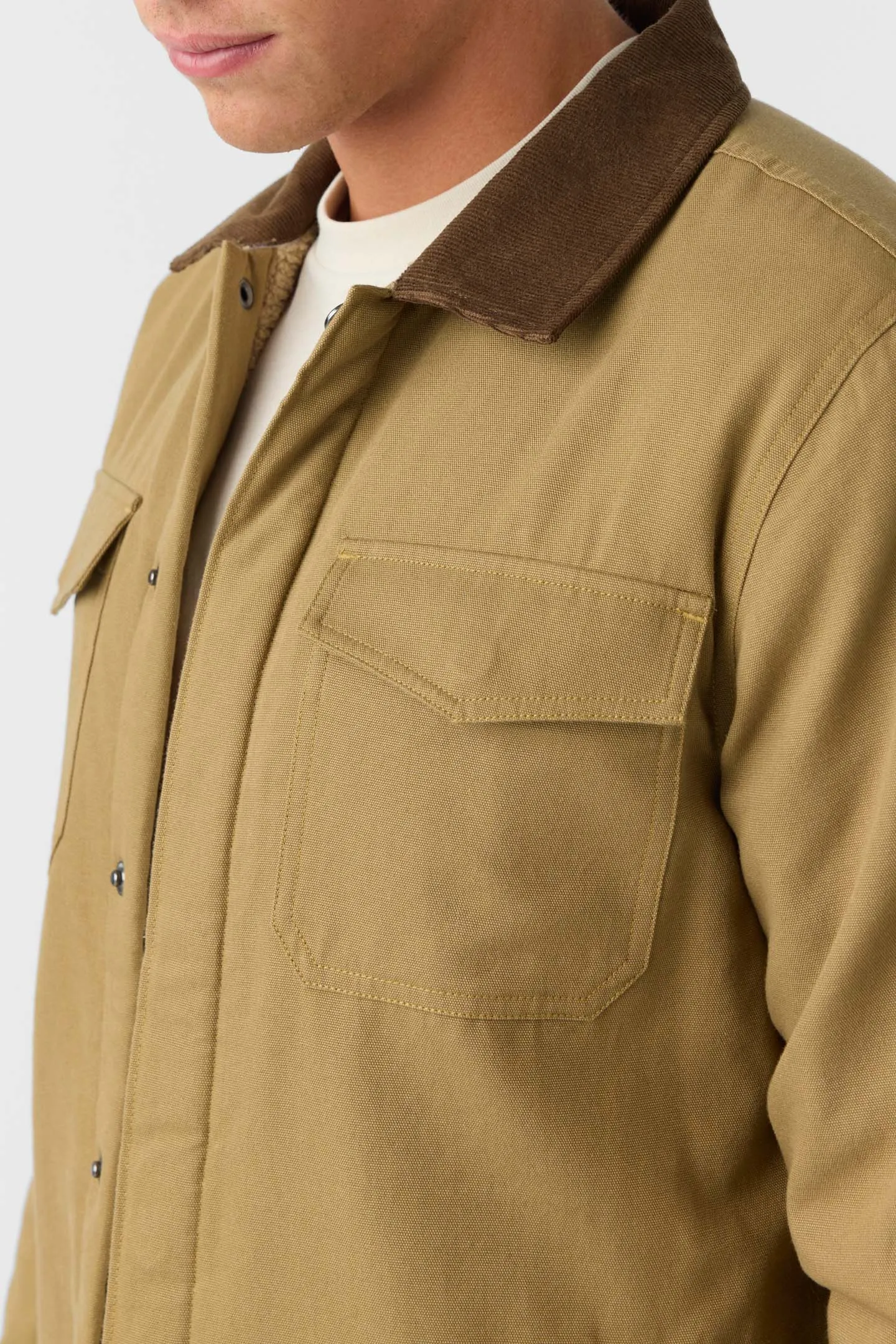 BRONSEN HIGH PILE LINED BARN JACKET