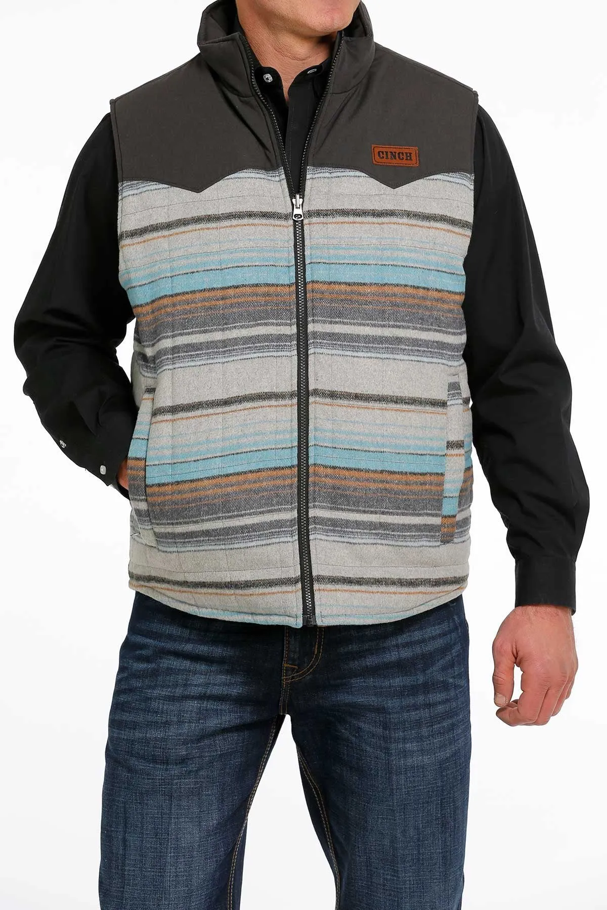 Brown Reversible Men's Vest