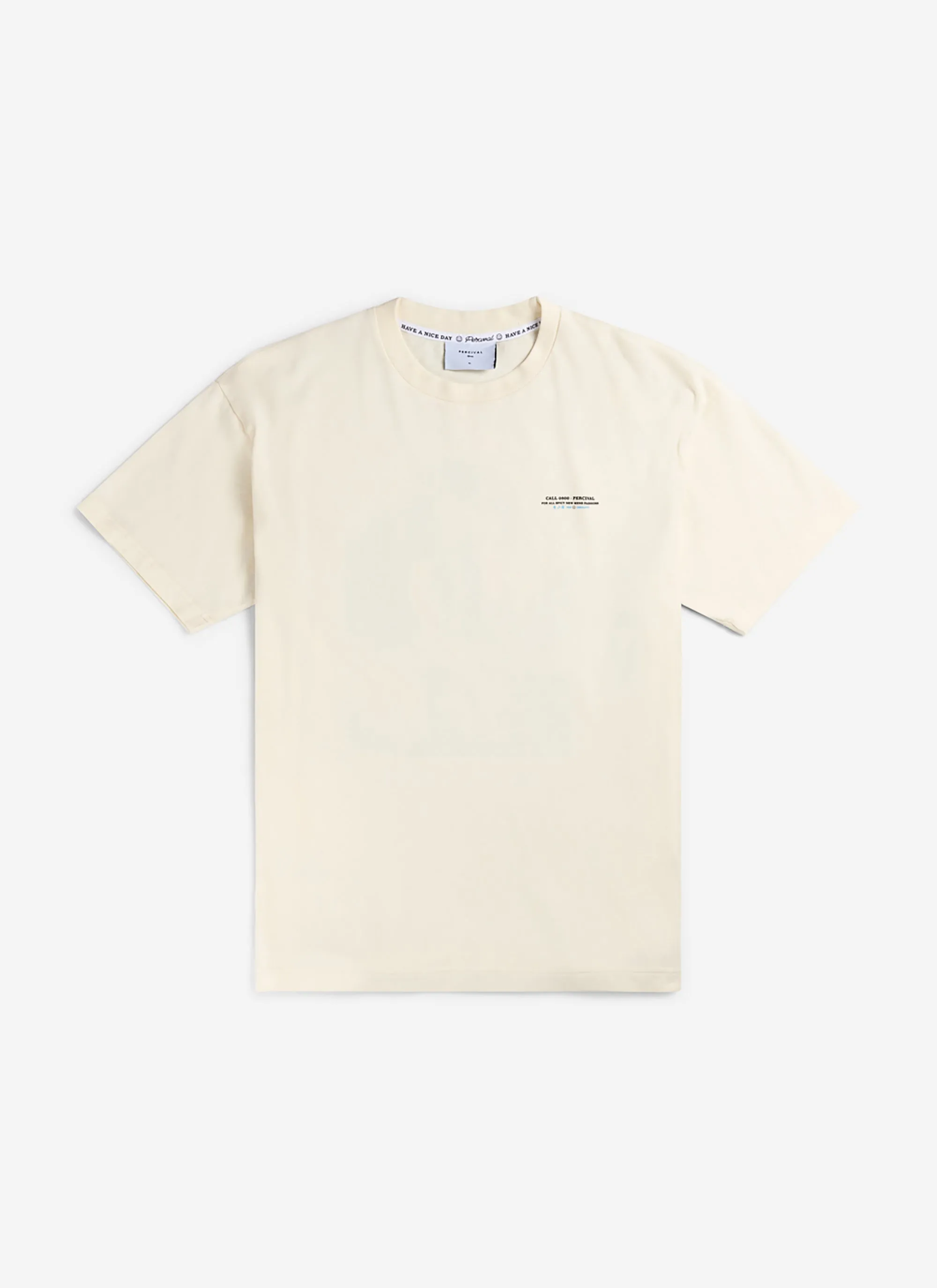 Call 0800 Oversized T Shirt | Organic Cotton | Ecru