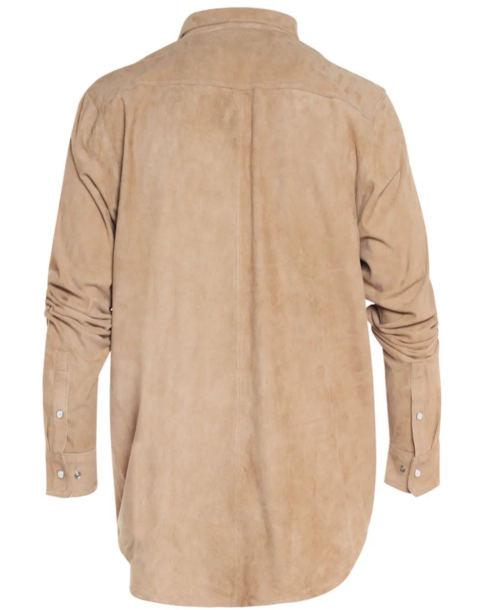 Camel Suede Overshirt