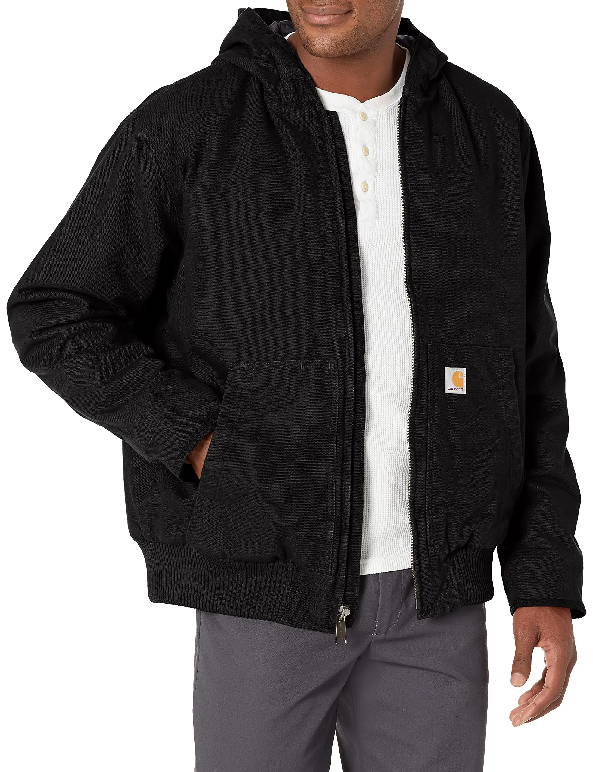 Carhartt 104050 Men's Loose Fit Washed Duck Insulated Active Jacket