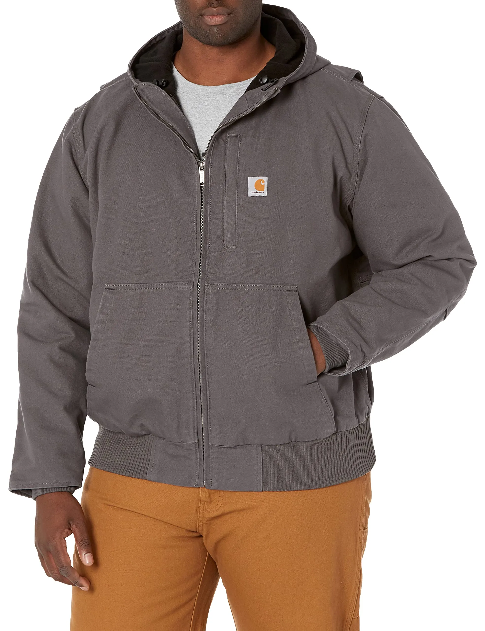 Carhartt 104050 Men's Loose Fit Washed Duck Insulated Active Jacket