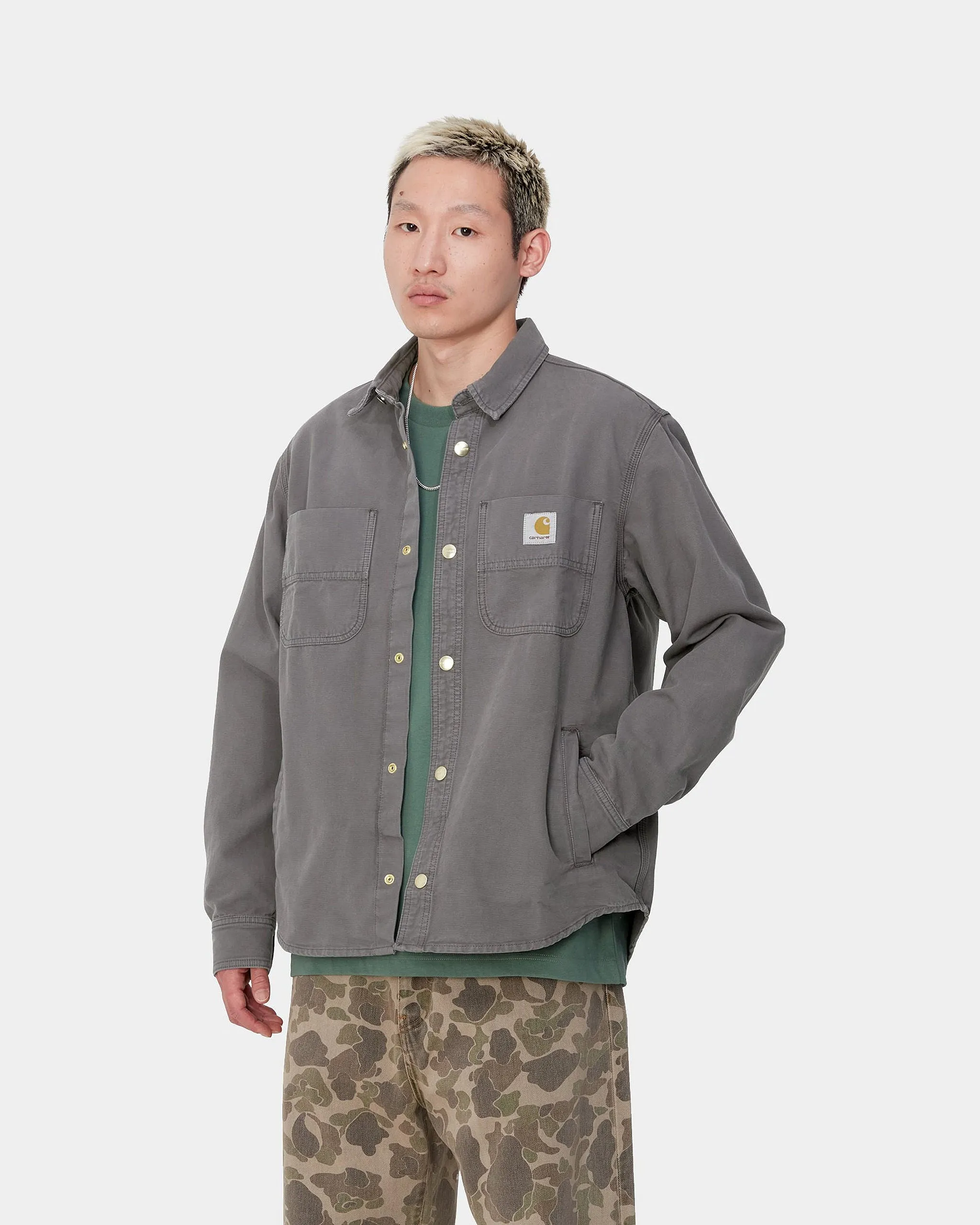 Carhartt WIP Conro Shirt Jacket - Graphite Stone Dyed