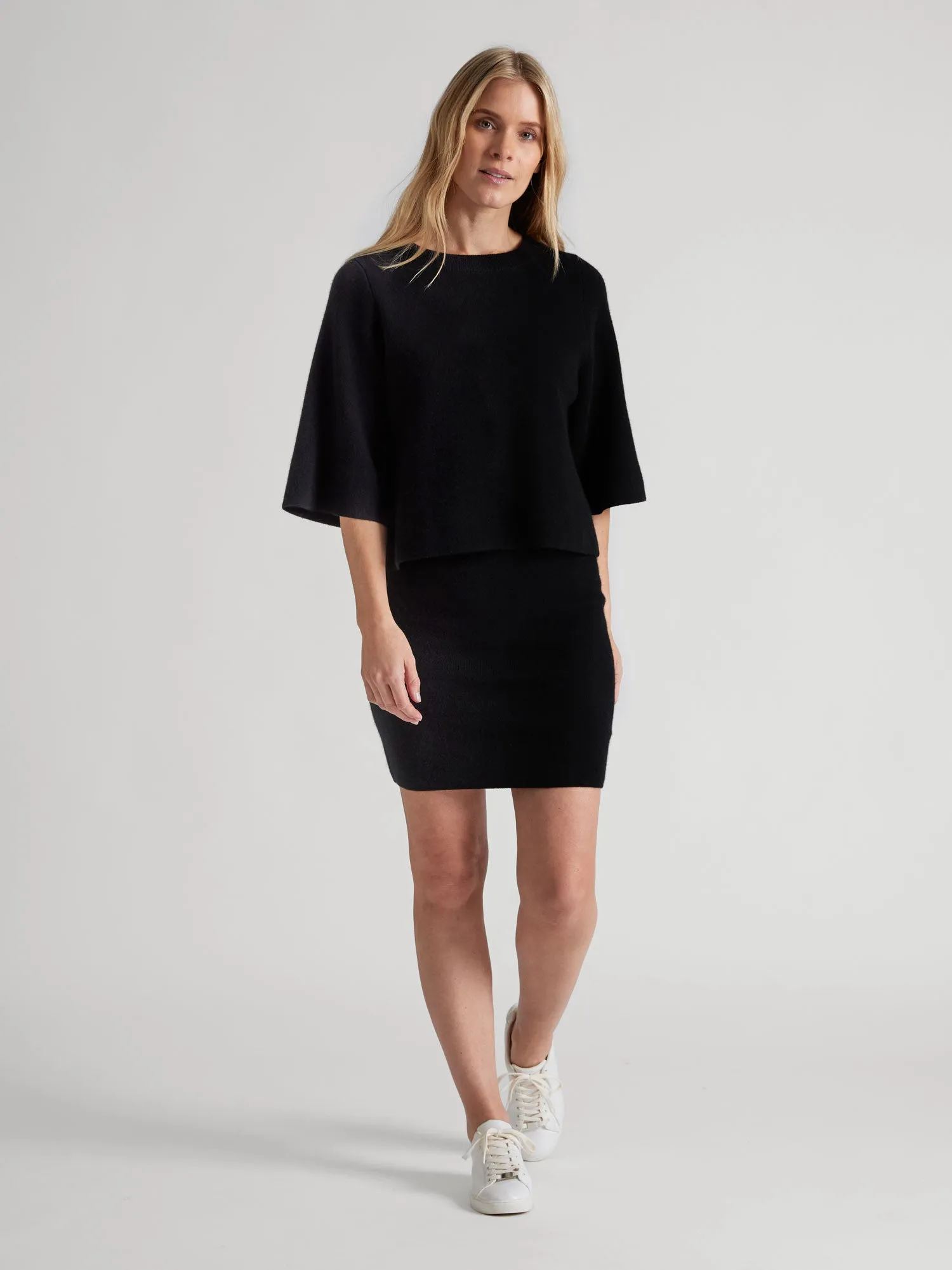 Cashmere sweater  "Dina sweater" - black