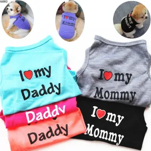 Cute Summer Dog T-Shirt for Small Pets