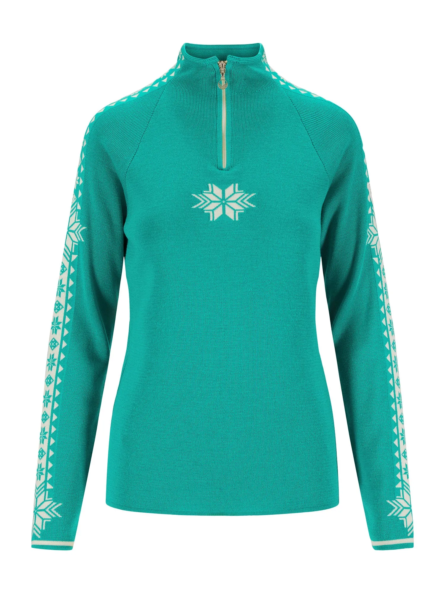 Dale of Norway - Geilo Women's Sweater - Peacock/Off-White