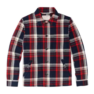 Deer Island Ranch Coat | Navy Red Multi Plaid