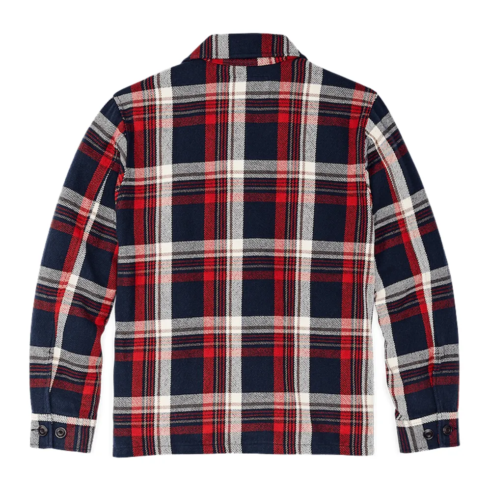 Deer Island Ranch Coat | Navy Red Multi Plaid