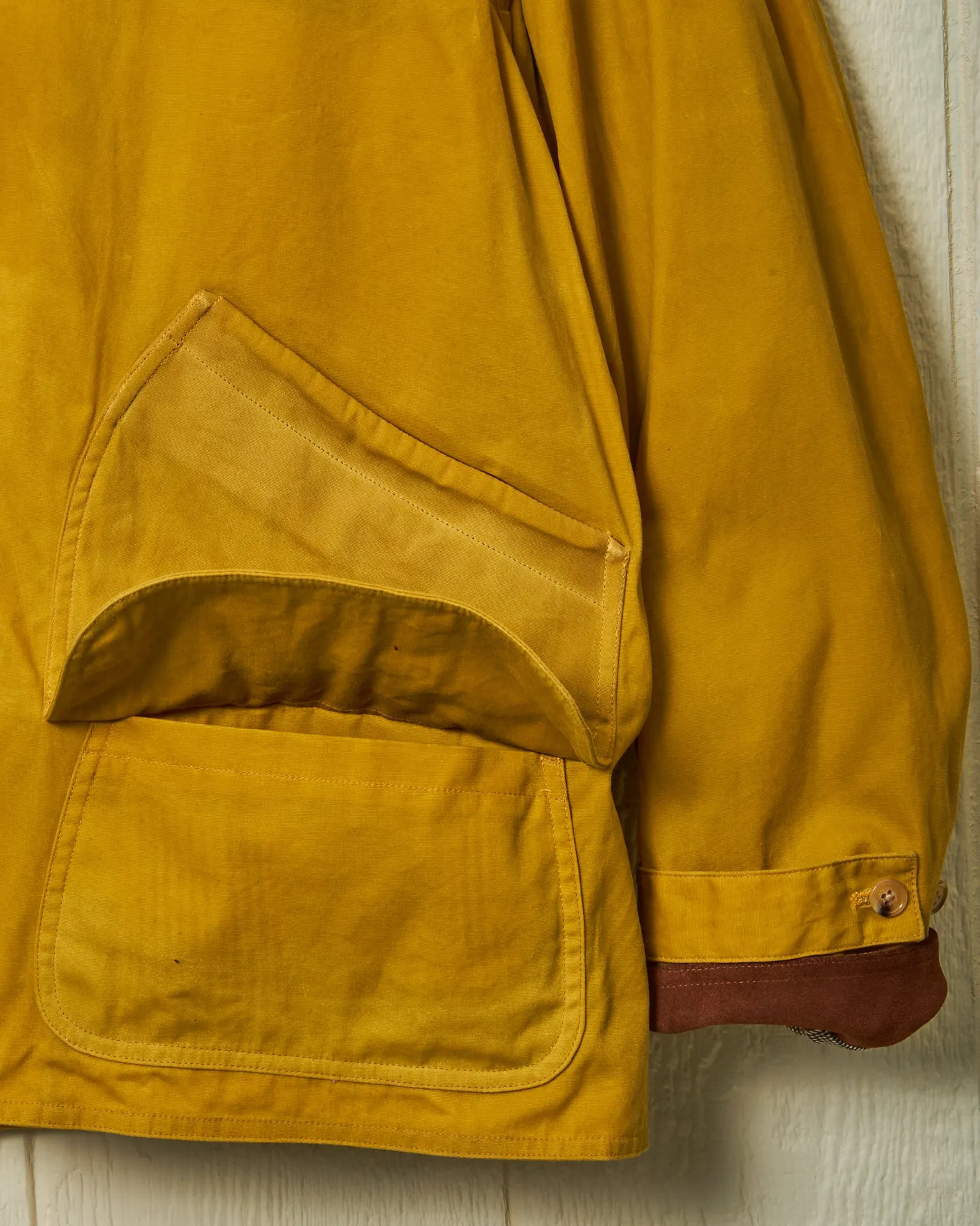 Gamekeeper Jacket in Goldenrod Waxed Canvas