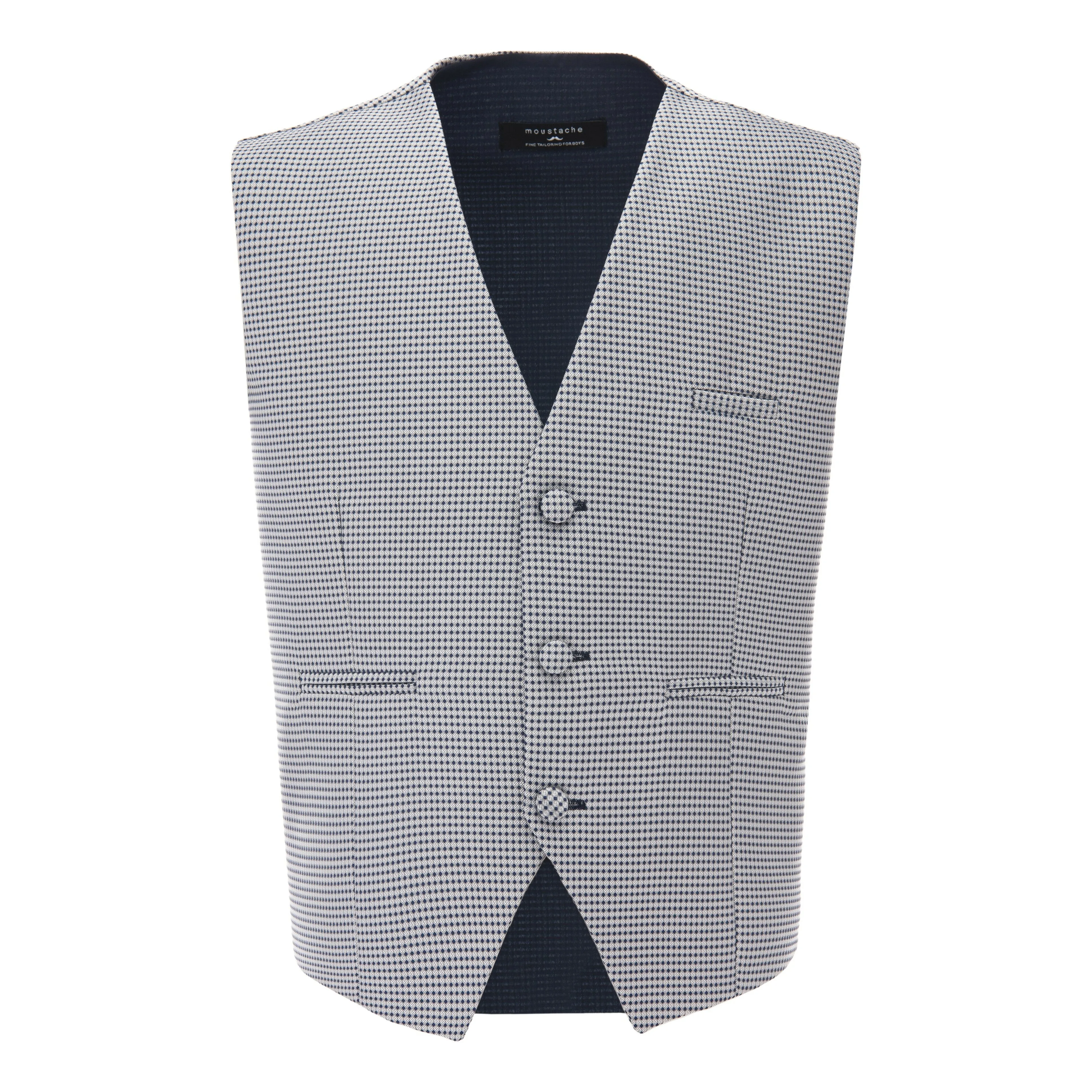 Gray Pin Vest and Bowtie