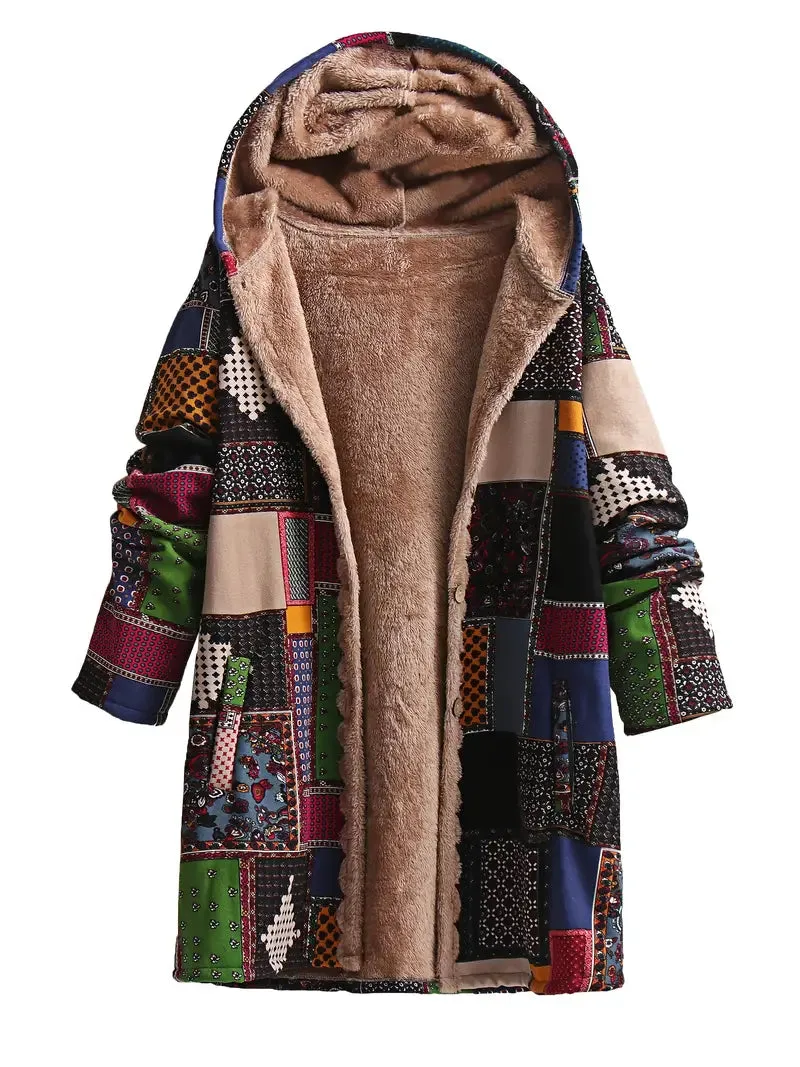 Heidi - Fleece Boho Coat