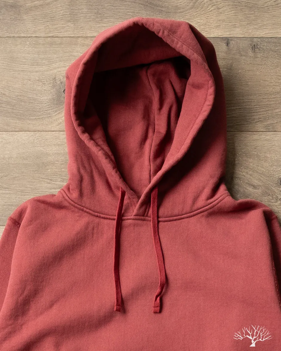 IHSW-49-BUR - 14oz Ultra Heavyweight Loopwheel Hoodie - Burgundy