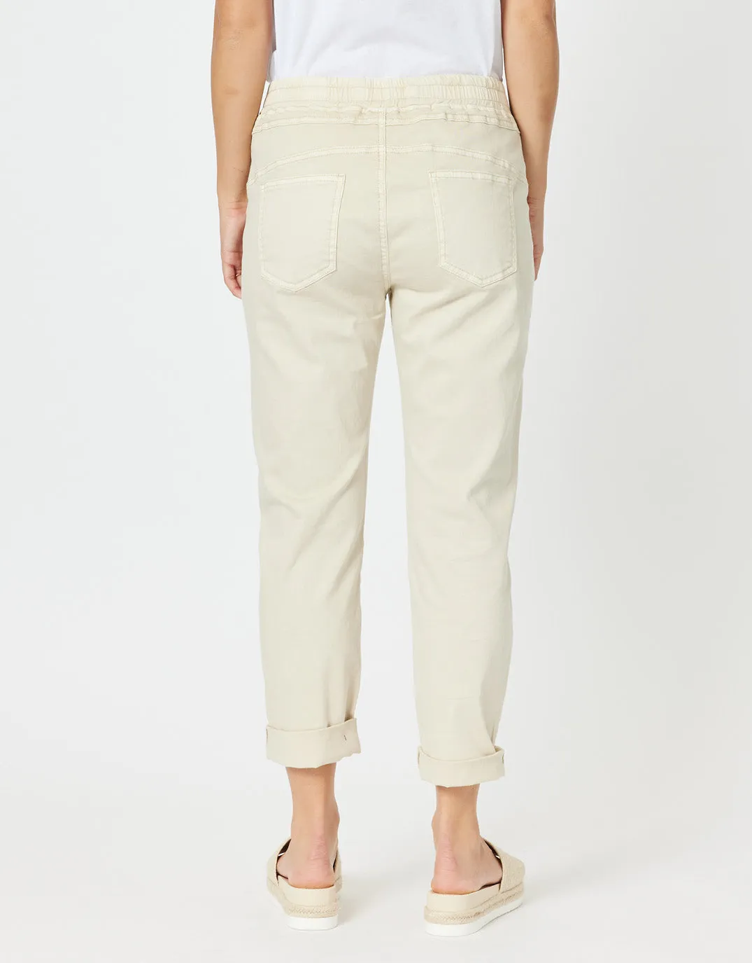 Isabella Cotton Pant - Natural