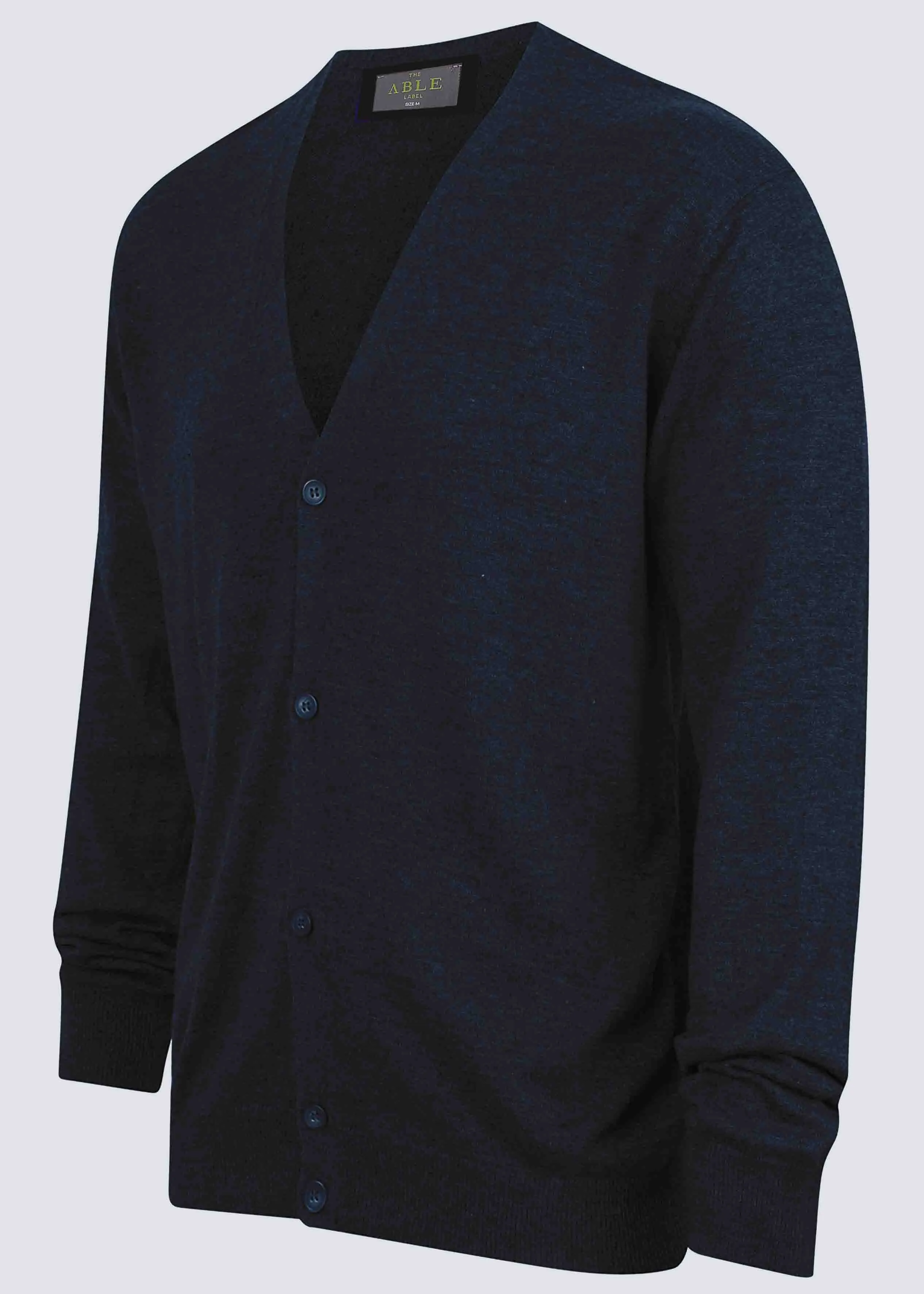 Jake Cotton Blend VELCRO® Brand Fastening Cardigan