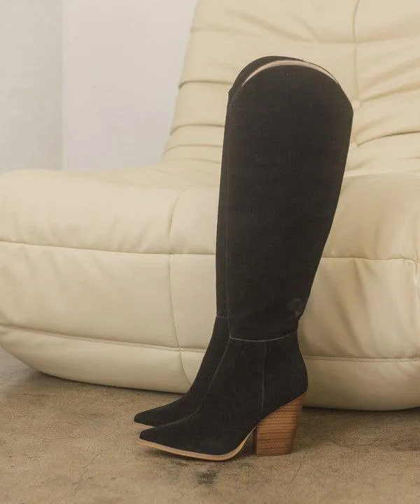 Kenndy High-Knee Western Boots