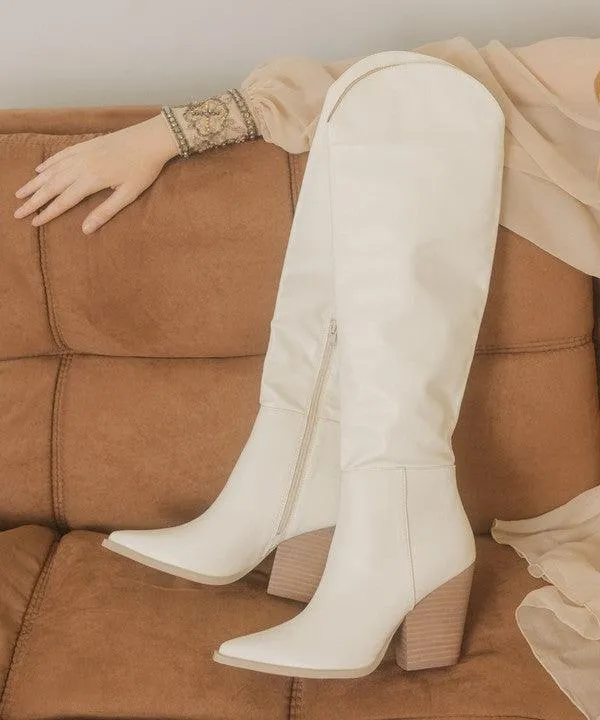 Kenndy High-Knee Western Boots