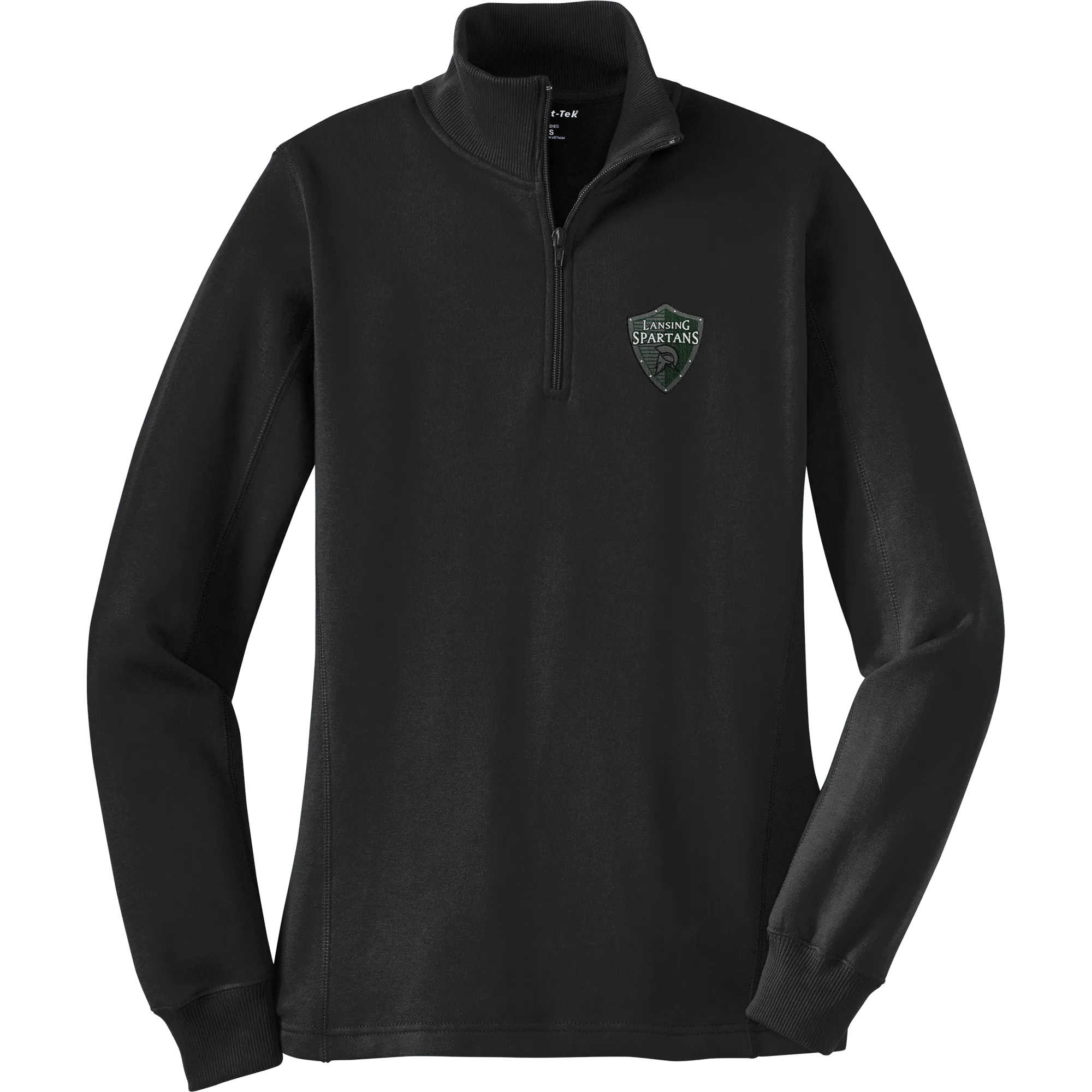 Lansing Spartans Ladies 1/4-Zip Sweatshirt