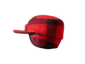 Mackinaw Cap Red Black