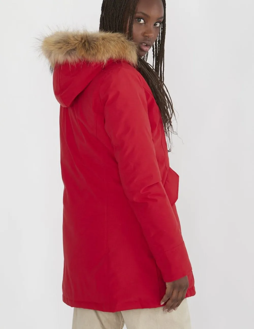 Parka Canadian Fundy Bay Tech Roja Mujer