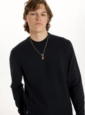 Point Zero Logan Crew Neck Sweater | Black