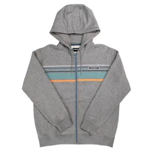 "Horizon" Heather Grey Full Zip Hoody