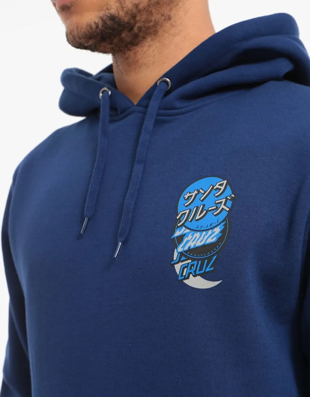 Santa Cruz Dot Group Pullover Hoodie - Dark Navy