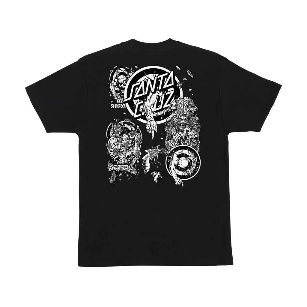 Santa Cruz Roskopp Evo 2 S/S Tee - Black