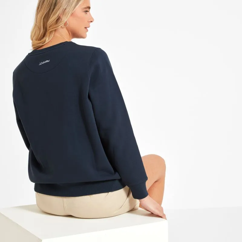 Schoffel St Helier Ladies Sweatshirt - Navy