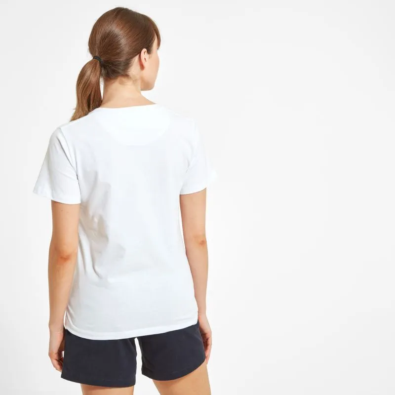 Schoffel Torre Ladies T-Shirt - White/Navy Logo