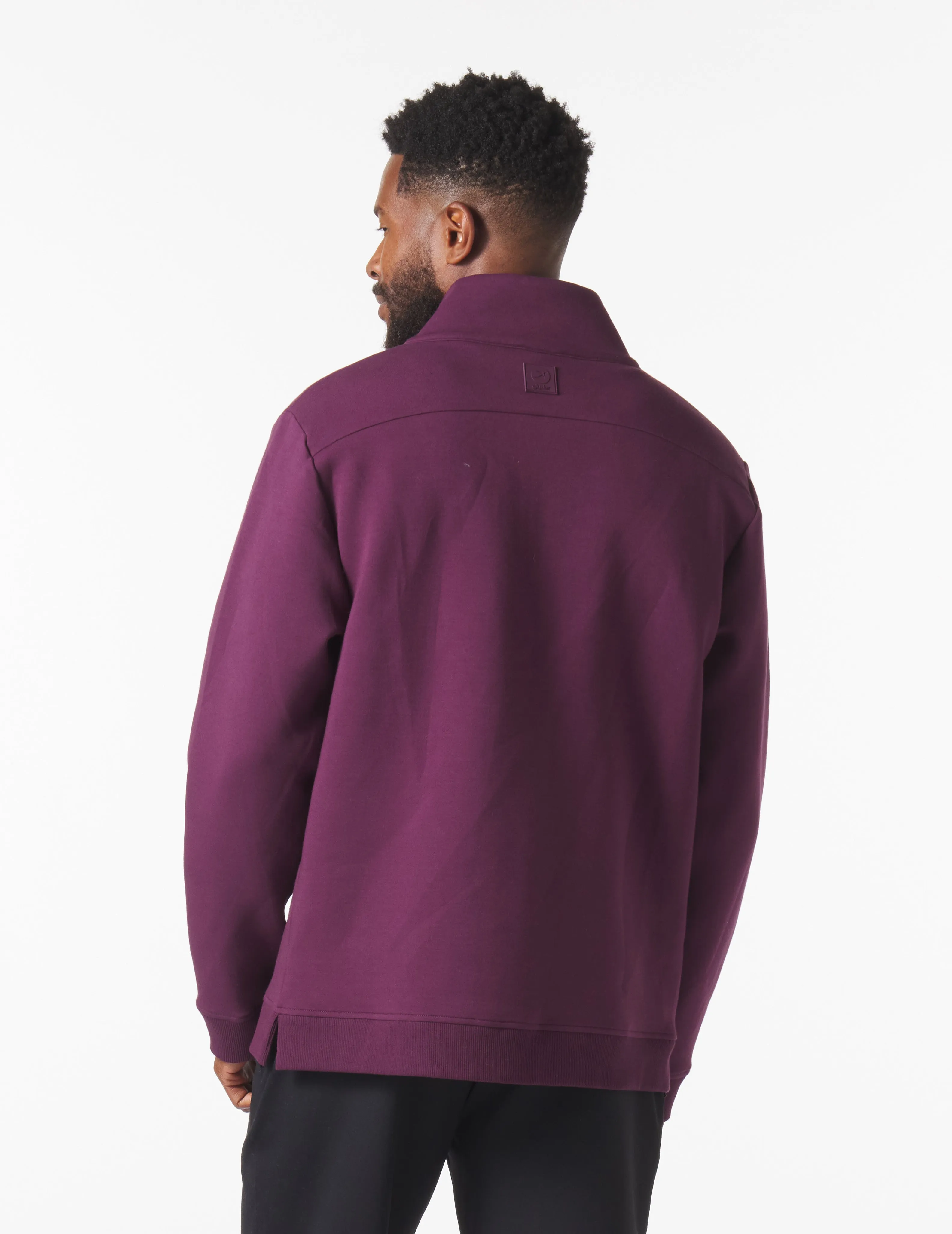 Scuba 1/4 Zip: Mulberry