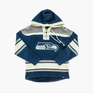 Seattle Seahawks Fall Navy Superior Lacer Hoodie