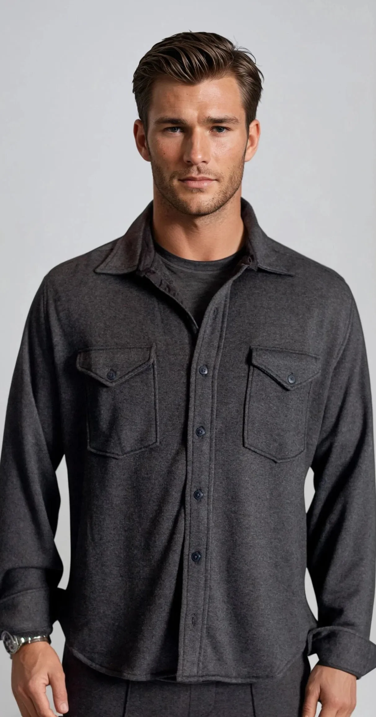 Soft Knit CPO Overshirt