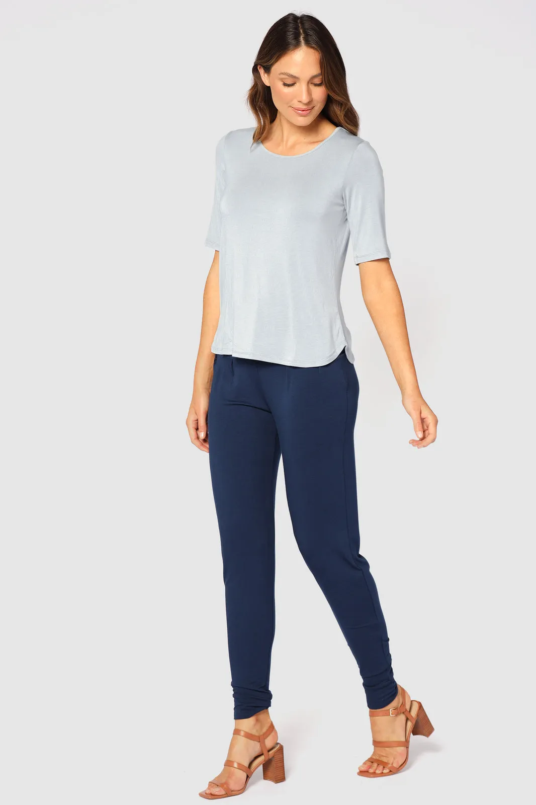 Softline Slouch Pants - Navy