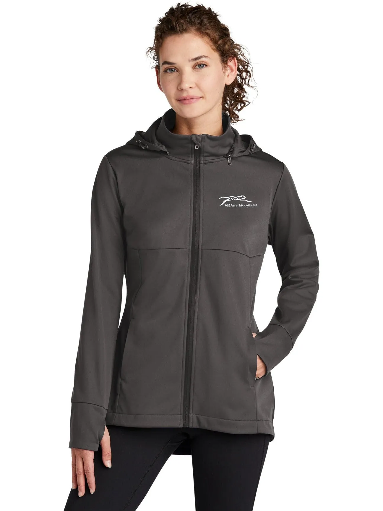 Sport-Tek Ladies Hooded Soft Shell Jacket