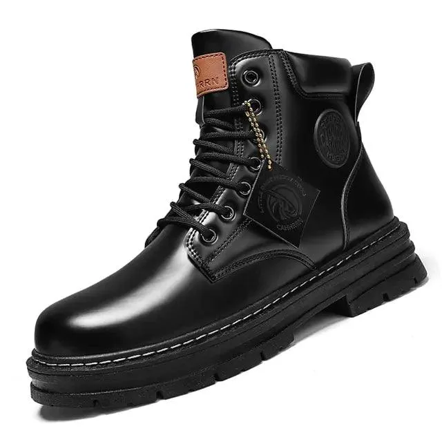 STANLEY - High Top Boots Men's Leather Shoes