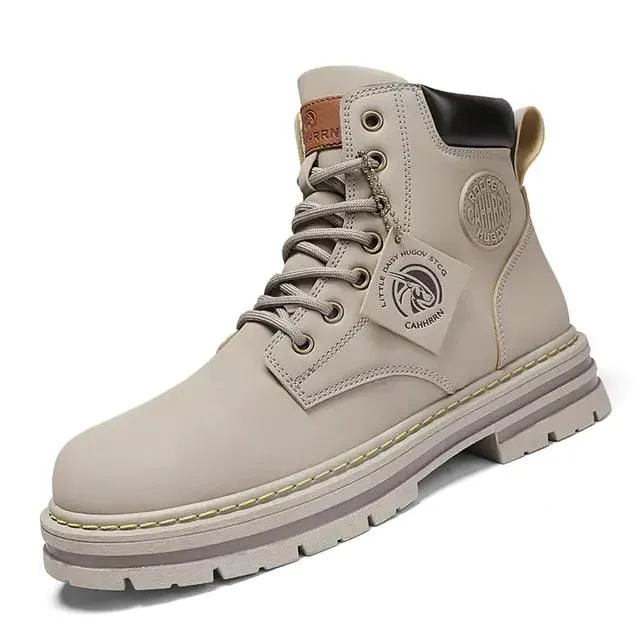 STANLEY - High Top Boots Men's Leather Shoes