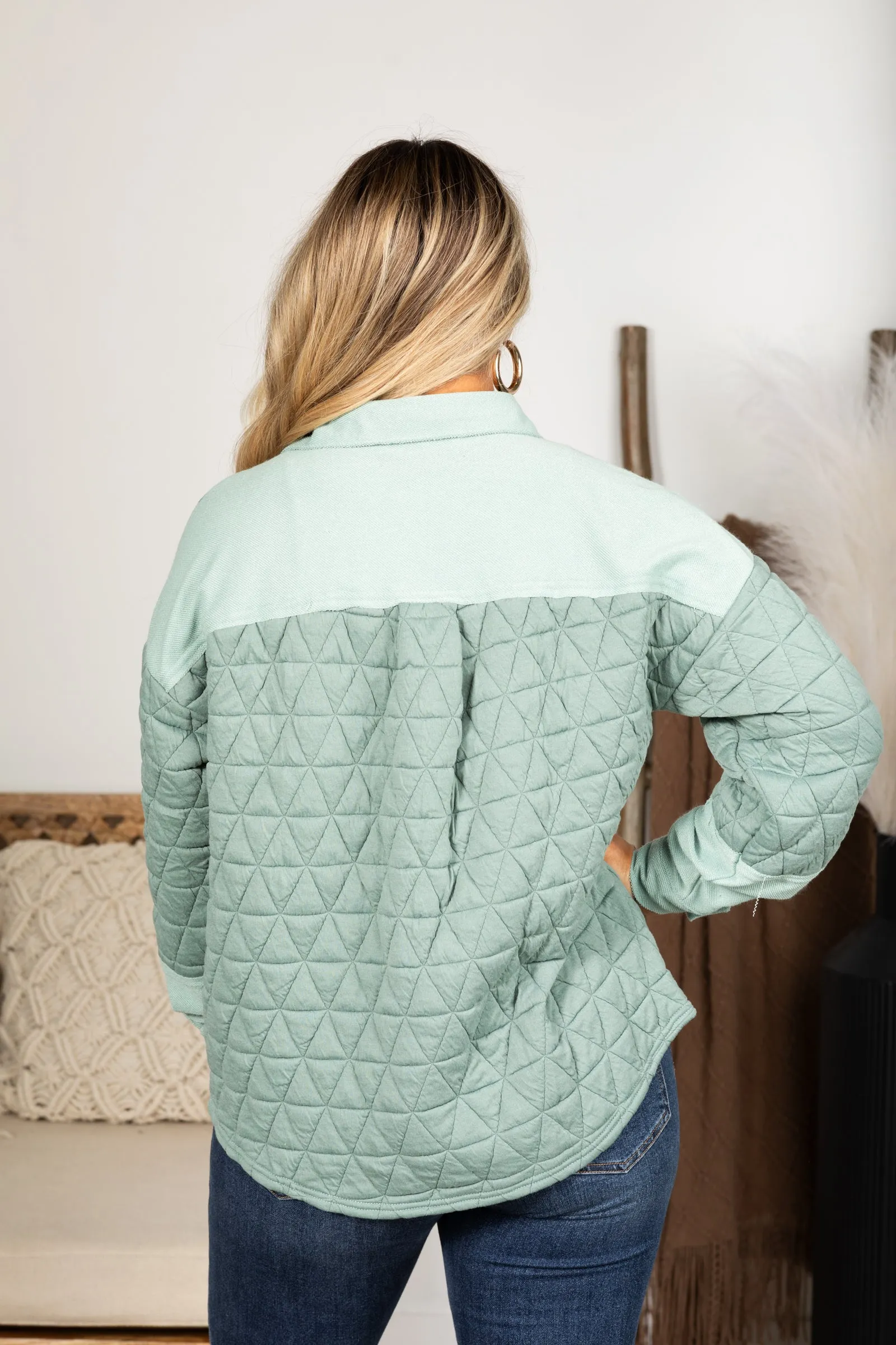 Super Soft Quilted Shacket