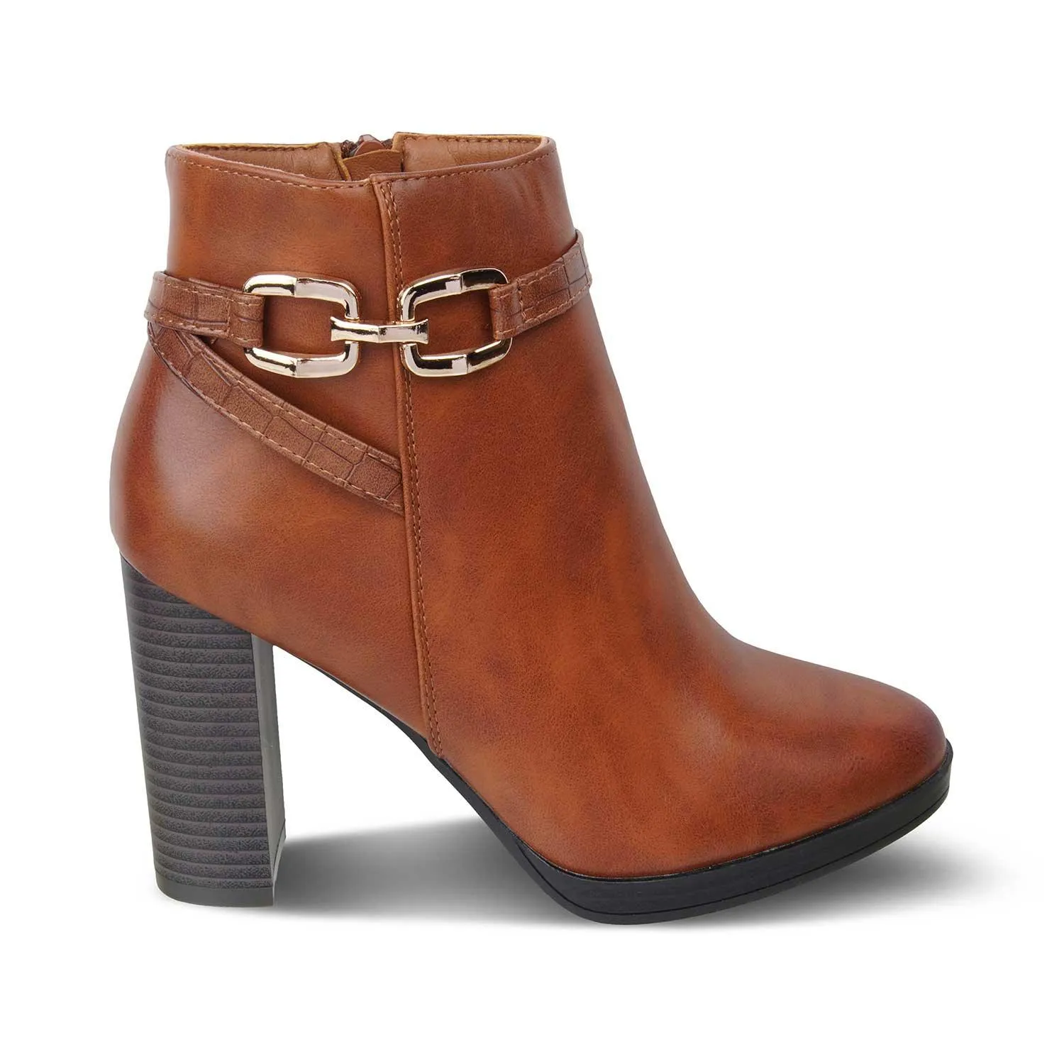 The Paris Camel Women's Ankle-length Boots Tresmode