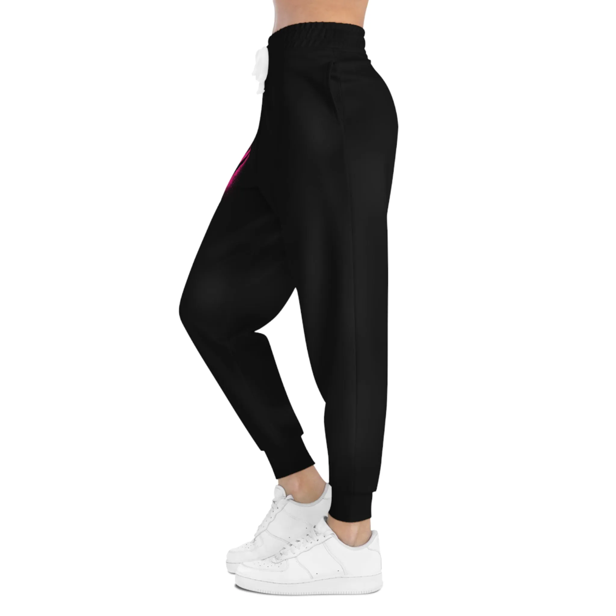 Vibrant Smiley Face Athletic Joggers - Stylish Activewear, Casual Outfit, Workout Gear, Gift for Sports Lovers, Streetwear Essentials