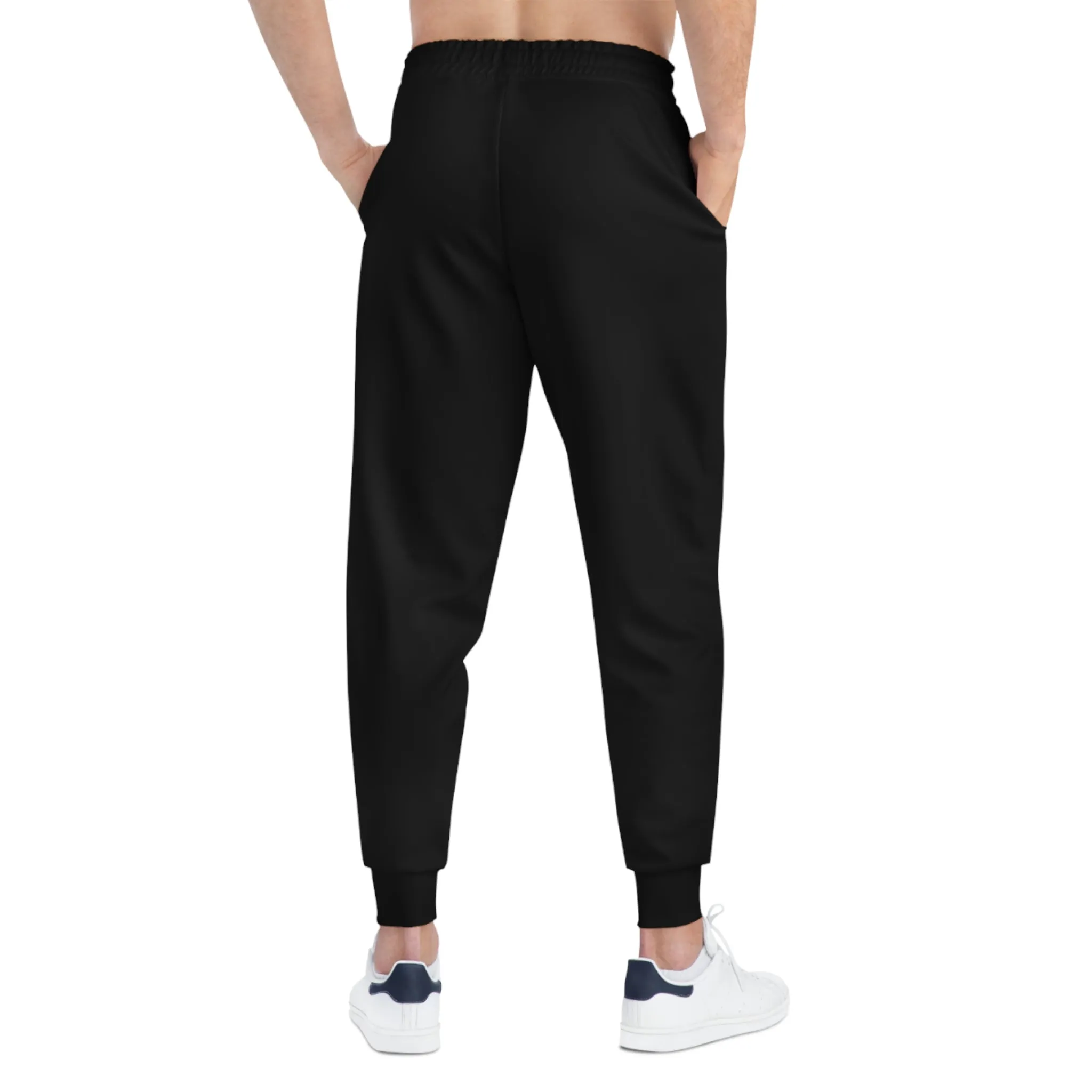 Vibrant Smiley Face Athletic Joggers - Stylish Activewear, Casual Outfit, Workout Gear, Gift for Sports Lovers, Streetwear Essentials