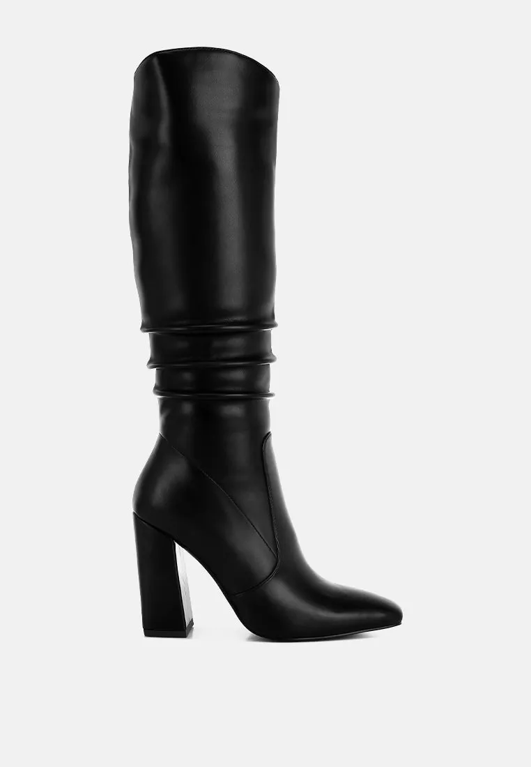 Yanir Slouchy Shaft Knee-High Boots