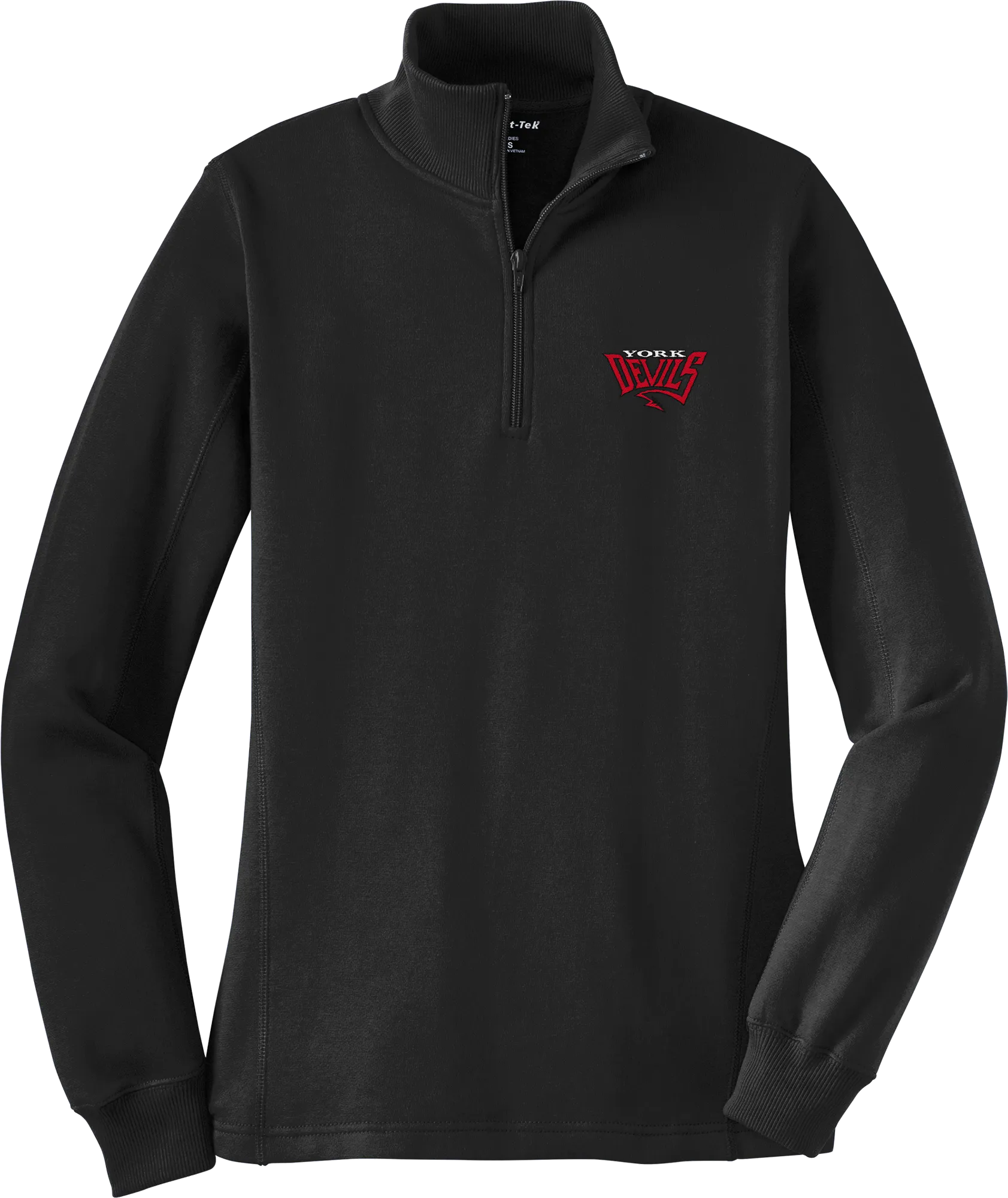 York Devils Ladies 1/4-Zip Sweatshirt