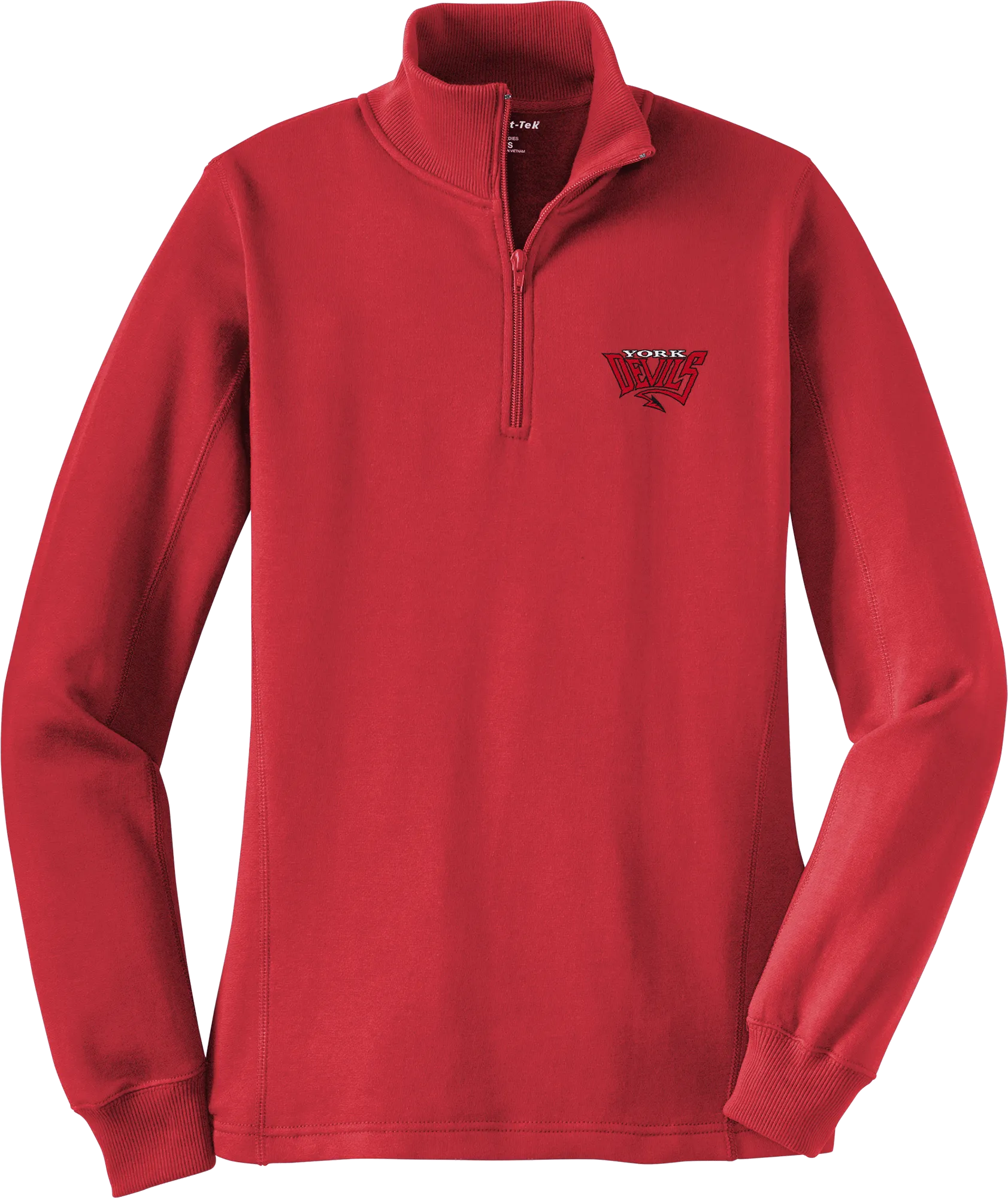 York Devils Ladies 1/4-Zip Sweatshirt